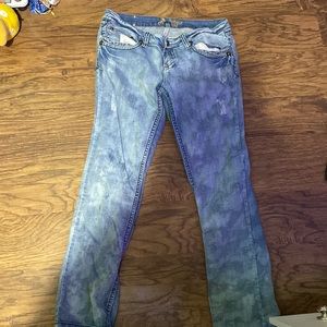 Antique rivet jeans